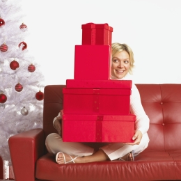 Gift lift is the boost you get from presents.