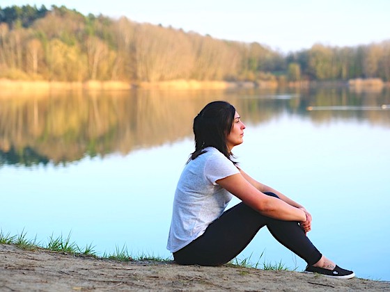 single woman thinking single woman thinking