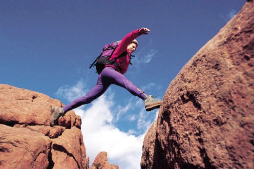 Lighten your load to make yourself more nimble in life.