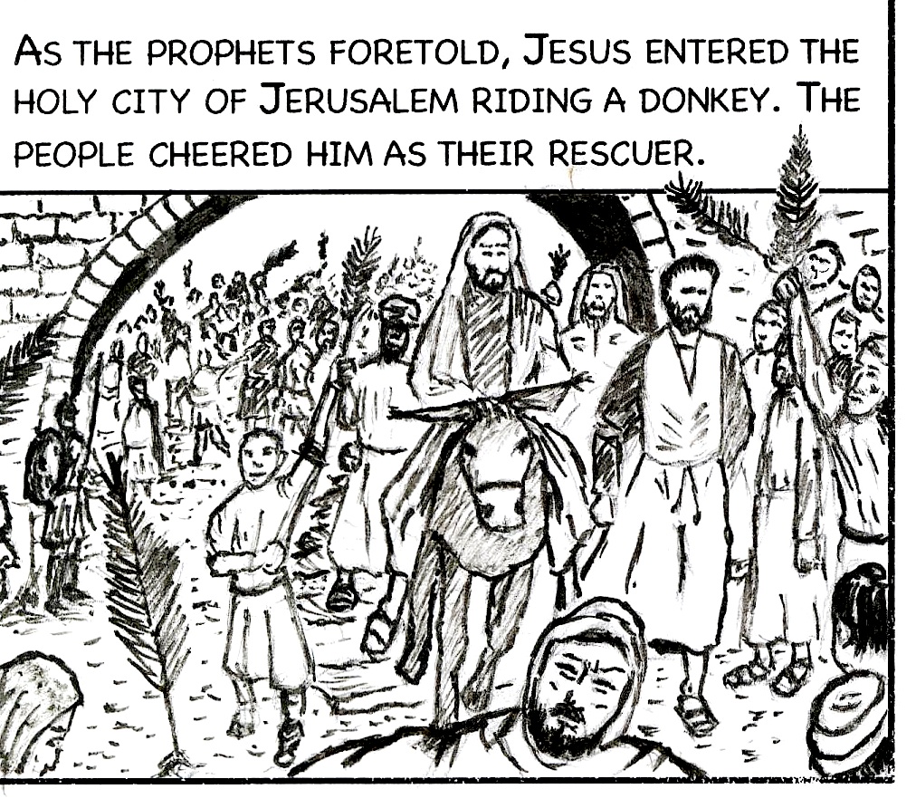 Palm Sunday drawing