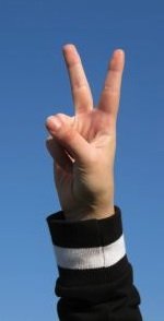 victory sign